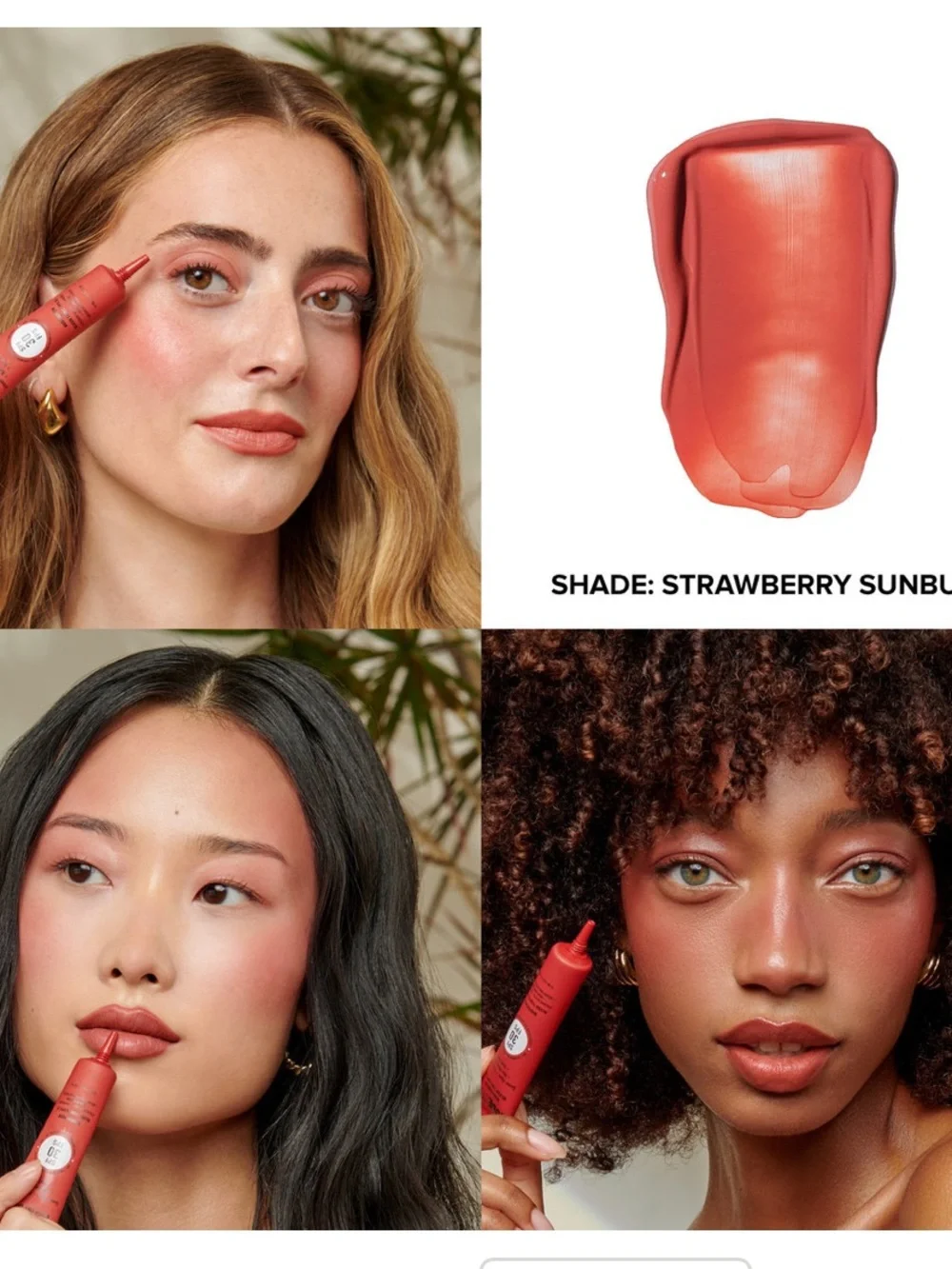 Nudestix Nudeskin Cream Blush Tint SPF 30 in Strawberry Sunburst BNIB